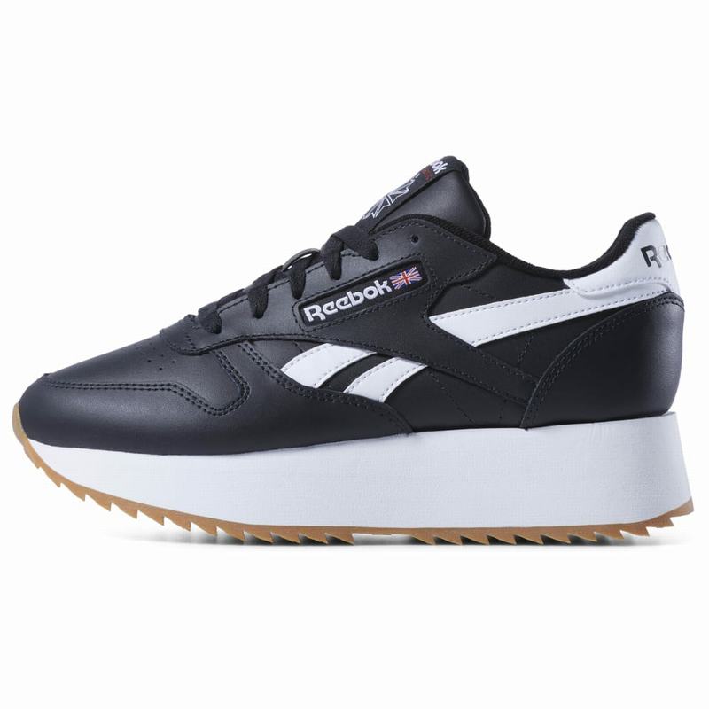 Tenisi Reebok Classic Leather Double Dama Bleumarin/Albi Romania DS4582NY